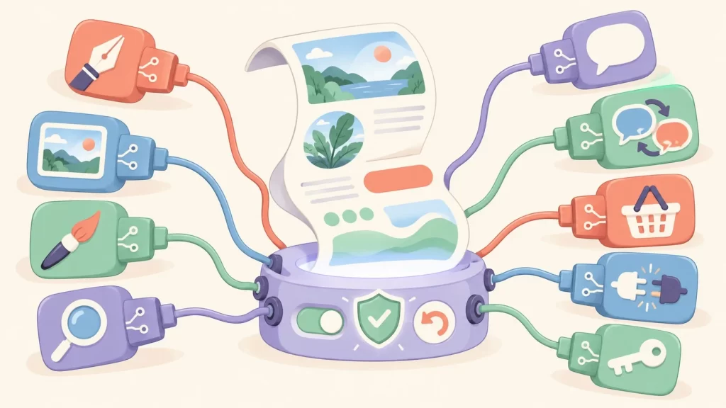 9 plugins de IA para WordPress: qué puede cambiar cada uno - ilustracion
