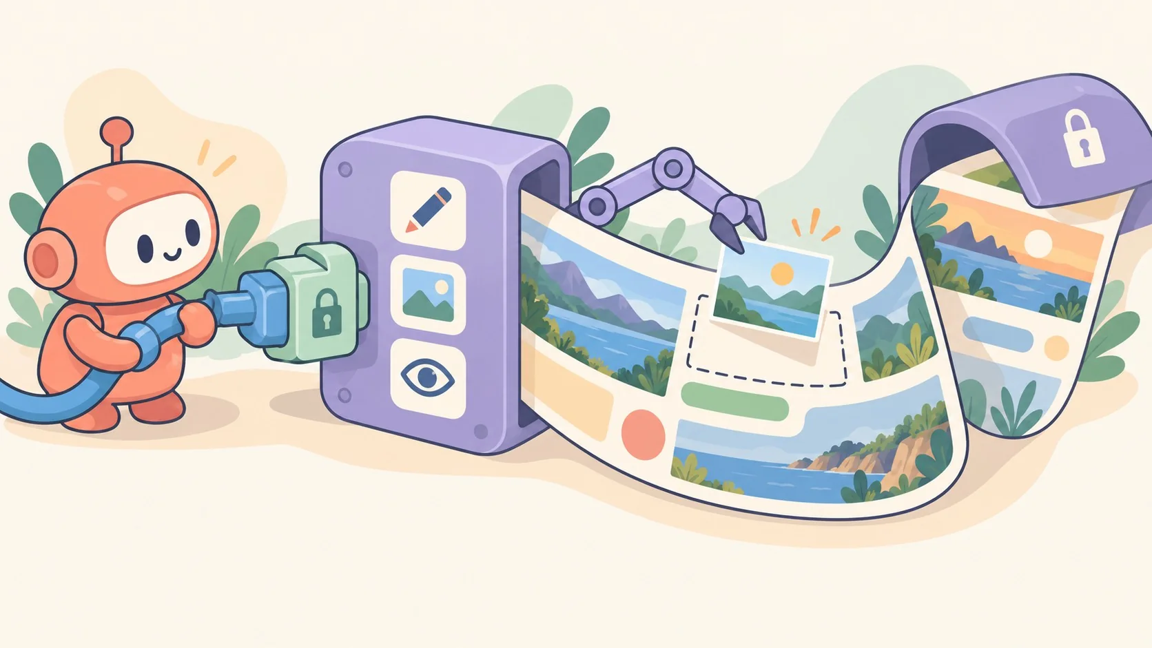 WordPress MCP: agentes de IA editando tu sitio - ilustracion