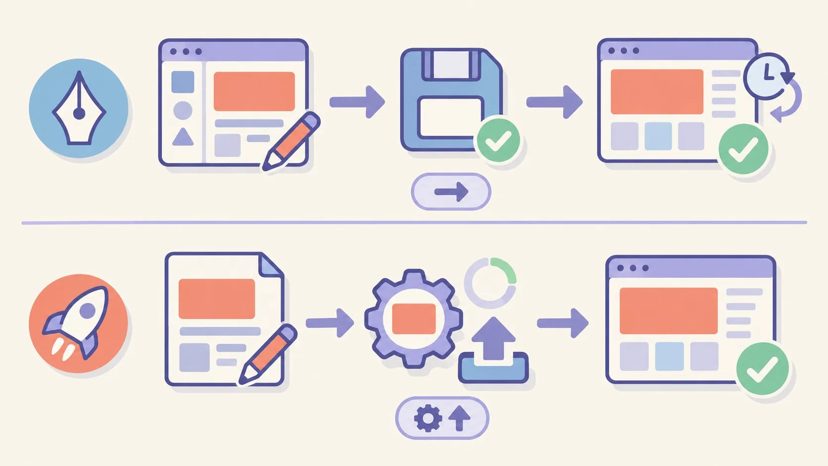 WordPress vs Astro (2026): ¿cuál fits mejor tu sitio? 1 wordpress vs astro diagrama explicativo